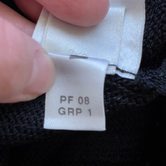 St. John Collection Santana Knit Wide Leg Hight Waist Black Wool Pants Size 4 - Picture 11 of 14